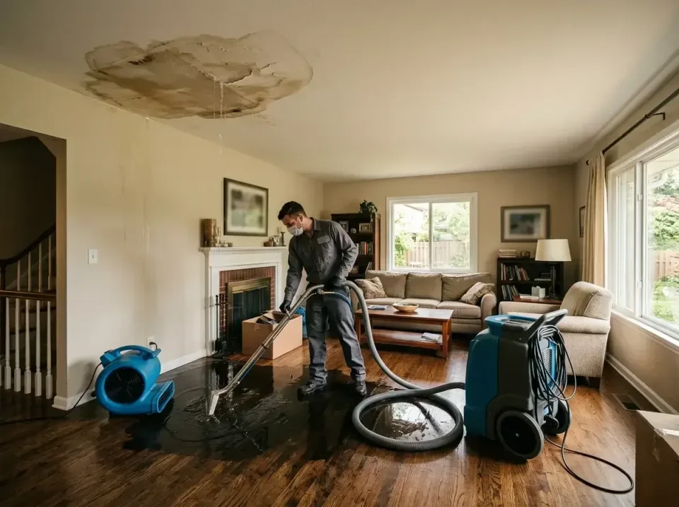 attic-pipe-burst-ceiling-drip-008 — frequently asked questions, Water Damage Restoration & Carpet Care in New Hope, MS